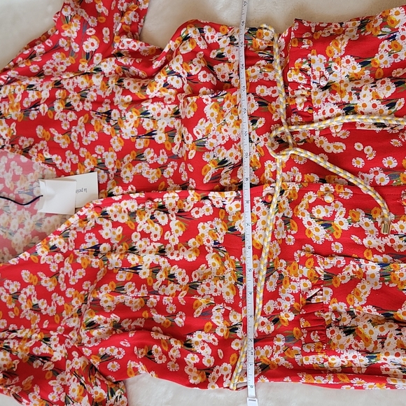 La Petite Francaise Ressource Front Pocket Ruffle Floral Dress - Picture 5 of 11